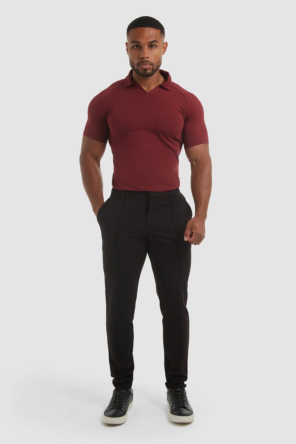 Muscle Fit Trousers - TAILORED ATHLETE - ROW