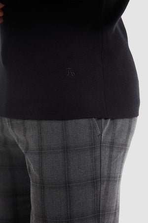 Super Soft Roll Neck in Black - TAILORED ATHLETE - ROW