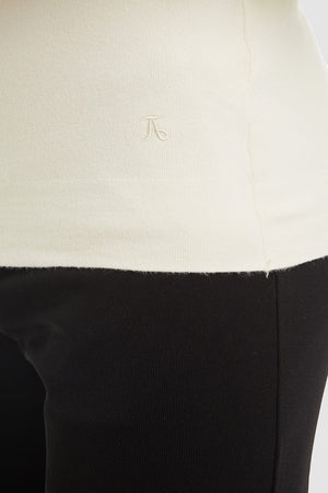 Super Soft Roll Neck in Chalk - TAILORED ATHLETE - ROW