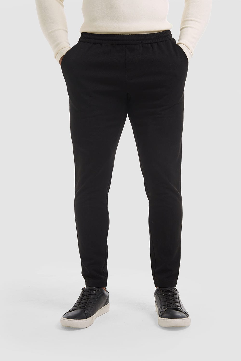 Mens black smart store joggers