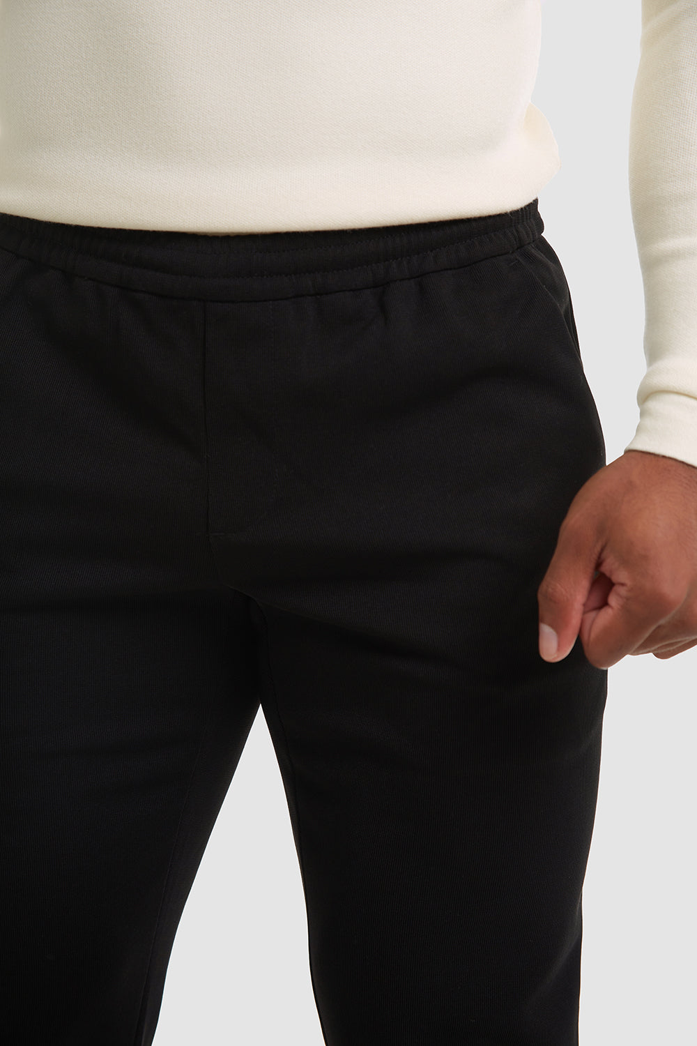 Black outlet tailored joggers