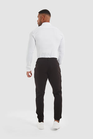 Performance Dress Shirt in White - TAILORED ATHLETE - ROW