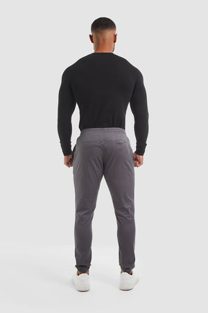 Cuffed Trousers in Graphite - TAILORED ATHLETE - ROW