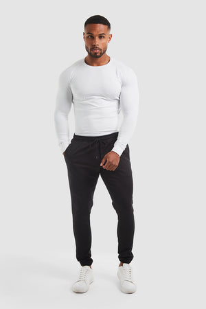 Cuffed Trousers in Black - TAILORED ATHLETE - ROW