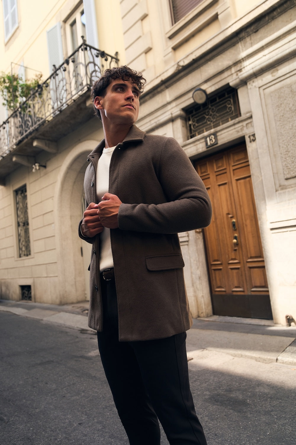 Car Coat in Mocha