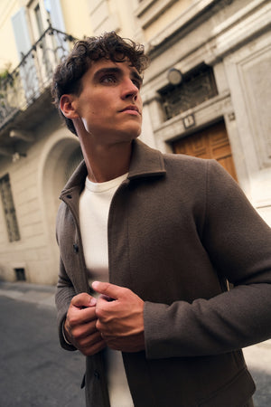 Car Coat in Mocha