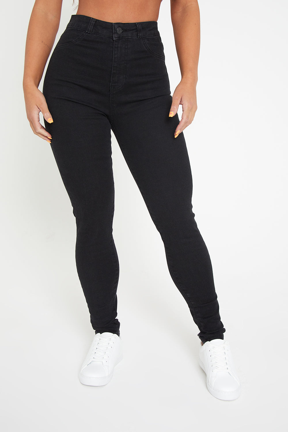 Black Butt Lifting Pants - Women's High Waisted Stretchy Skinny Pants –  Moda Xpress