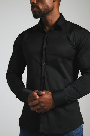 Muscle Fit Signature Shirt 2.0 in Black