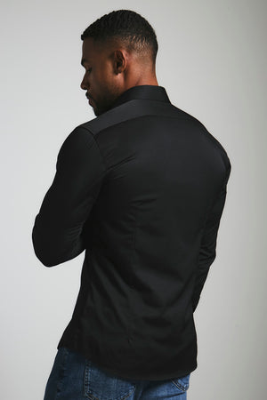 Muscle Fit Signature Shirt 2.0 in Black