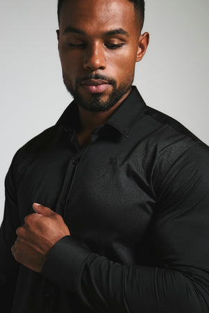 Muscle Fit Signature Shirt 2.0 in Black