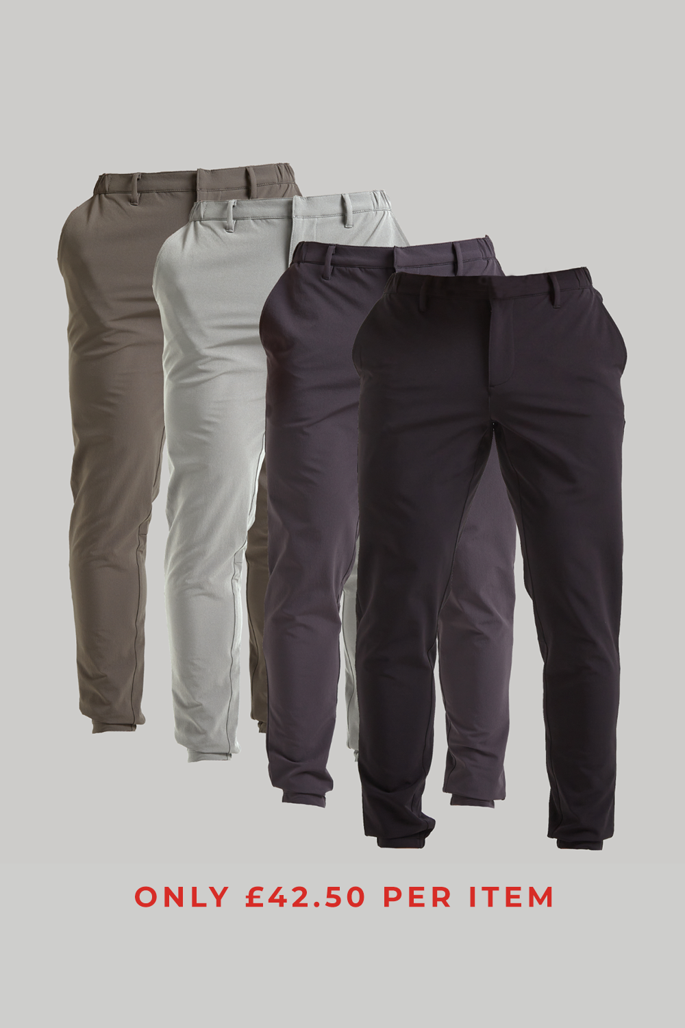 Everyday Tech Trousers 4-Pack - TAILORED ATHLETE - ROW