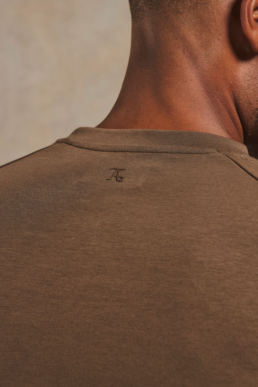Interlock Crew Neck Sweat in Cappuccino