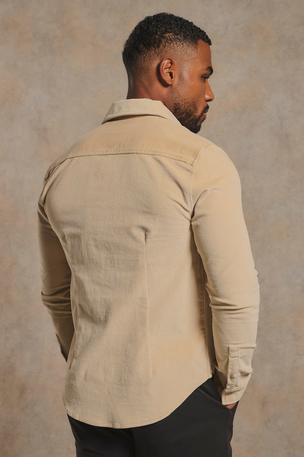 Cord Overshirt in Alabaster
