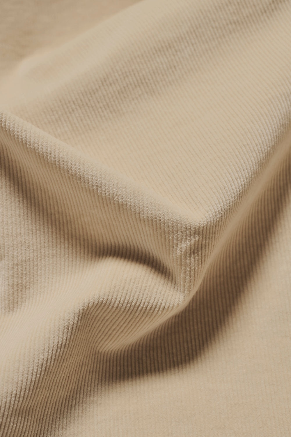 Cord Overshirt in Ecru