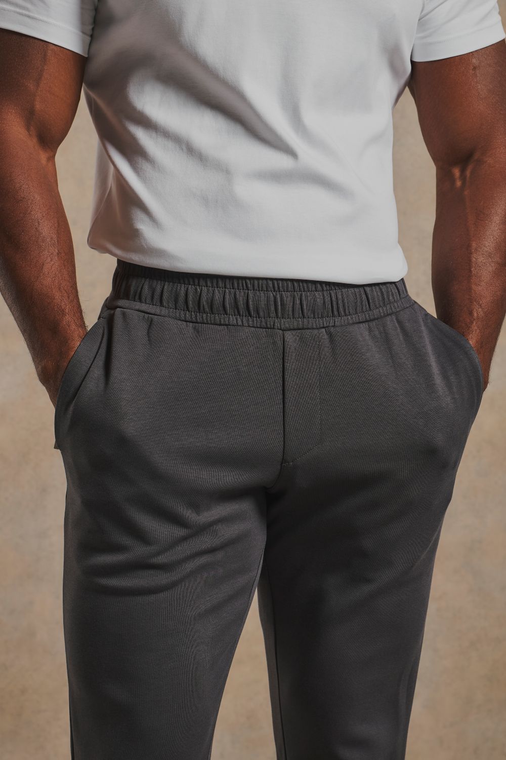 Interlock Sweat Joggers in Graphite