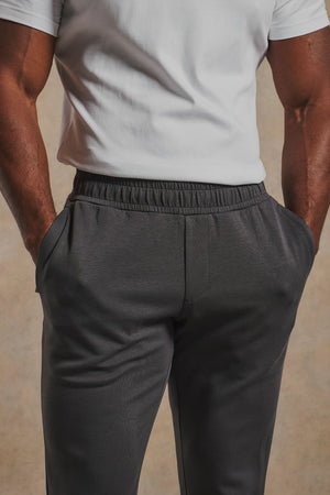 Interlock Sweat Joggers in Graphite