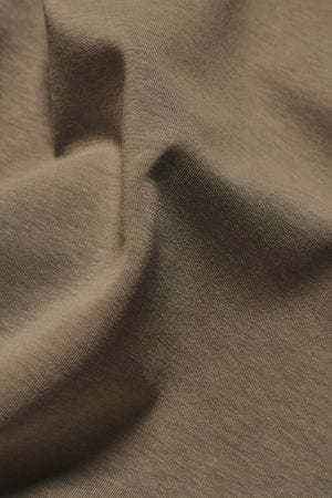 Interlock Hoodie Sweat in Soft Khaki