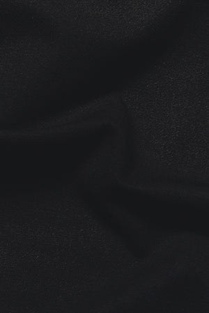 Textured Jersey T-Shirt in Black