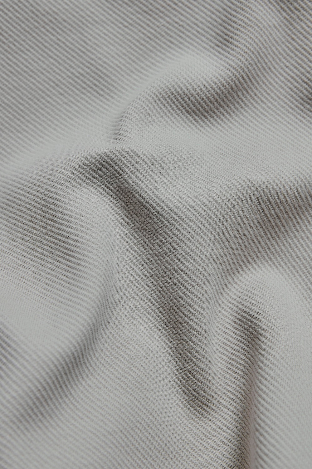 Twill Jersey Shacket in Stone