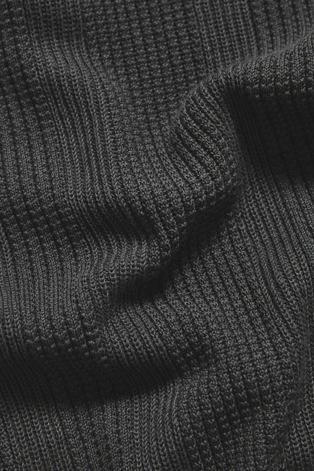 Vertical Stripe Knitted Polo Shirt in Khaki