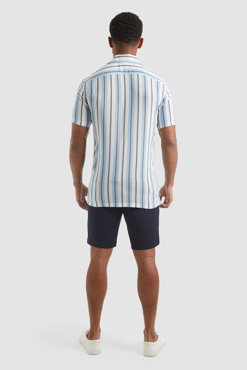 Aztec Stripe Print Shirt - TAILORED ATHLETE - ROW