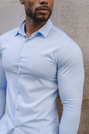 Bamboo Shirt in Pale Blue