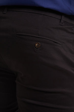 Muscle Fit Chino Shorts in Black - TAILORED ATHLETE - ROW