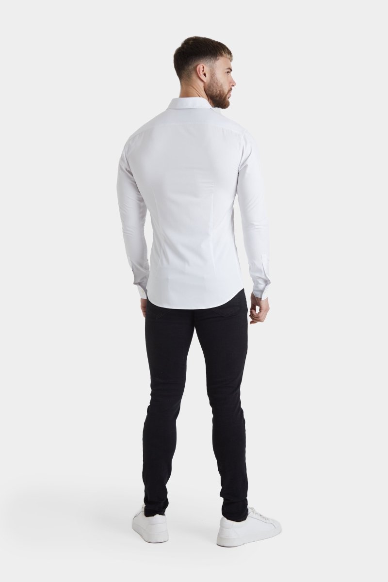 Bamboo Shirt in White - TAILORED ATHLETE - ROW