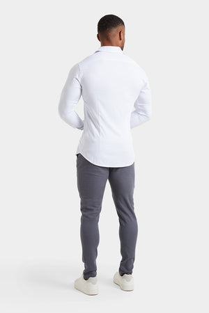 Linen-blend Trousers in Grey - TAILORED ATHLETE - ROW