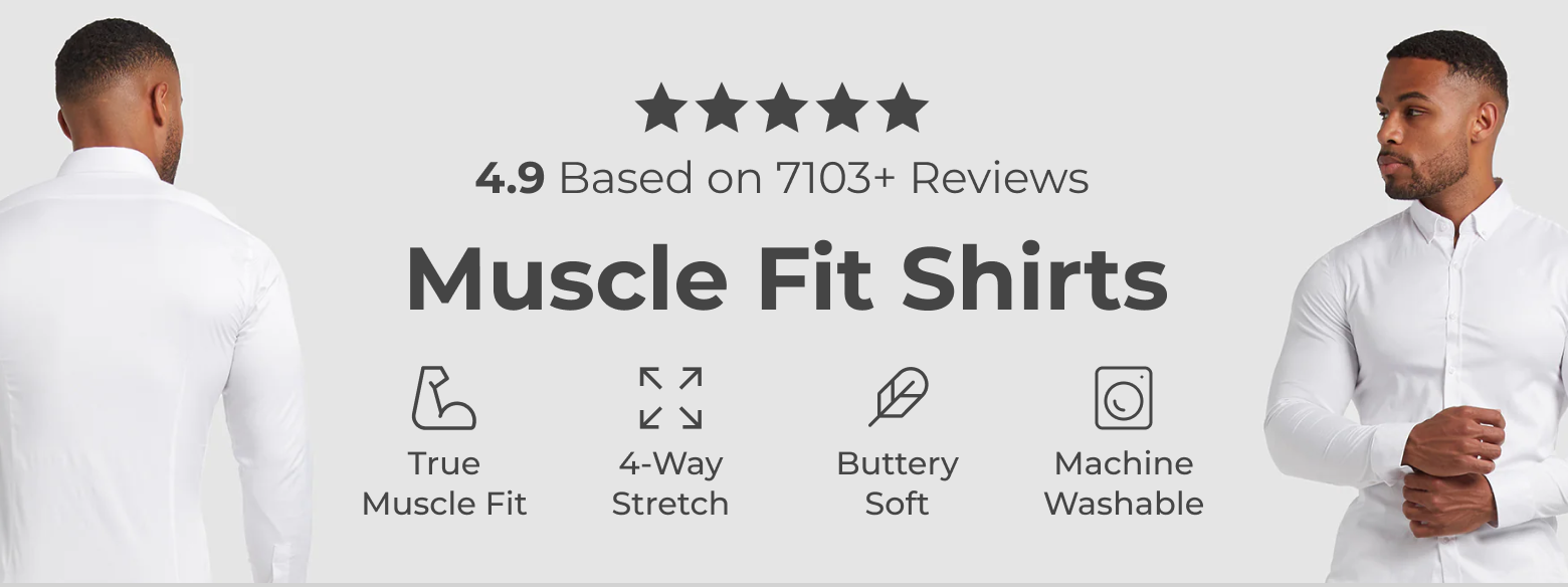 Muscle Fit Signature Shirt 2.0 in Grey
