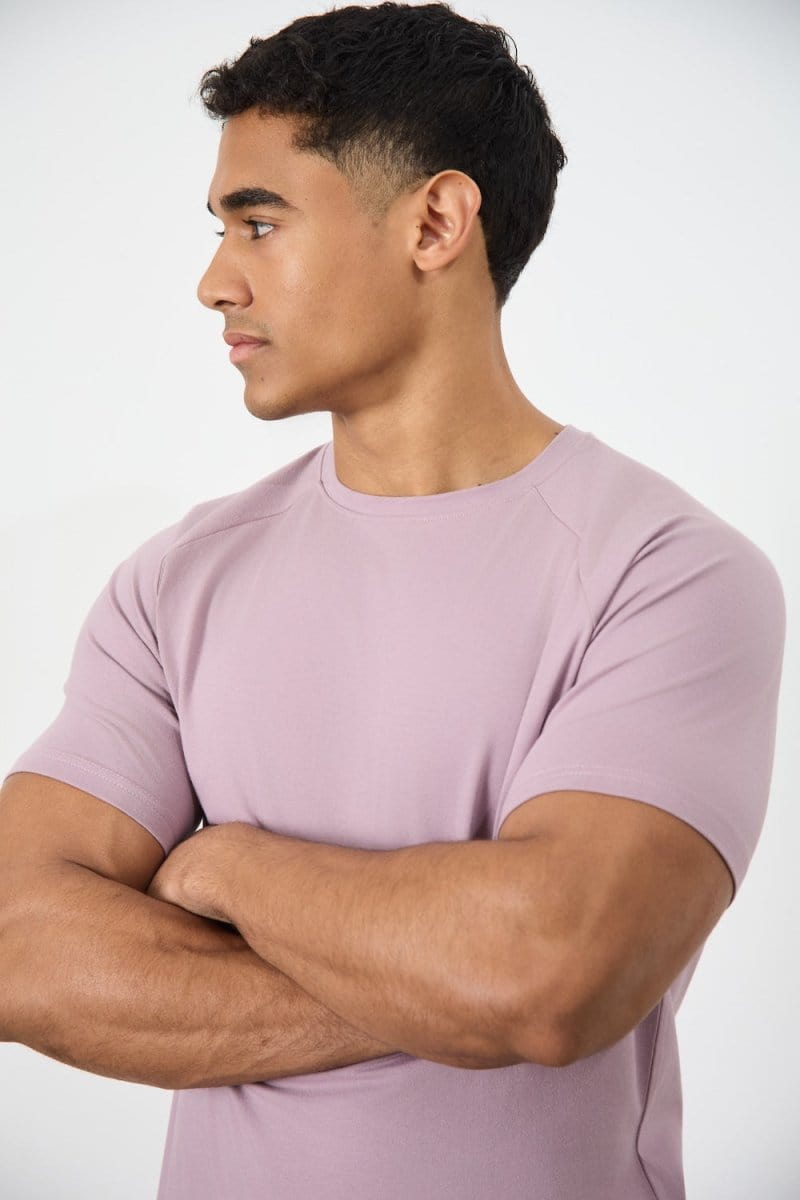 Muscle Fit T-Shirt in Dusty Lilac - TAILORED ATHLETE - ROW