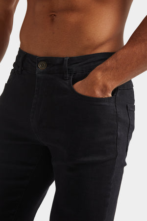 Muscle Fit Jeans in Black - TAILORED ATHLETE - ROW