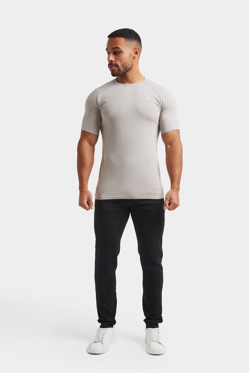 Premium Muscle Fit T-Shirt in Concrete Grey - TAILORED ATHLETE - ROW