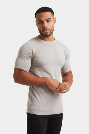 Premium Muscle Fit T-Shirt in Concrete Grey - TAILORED ATHLETE - ROW