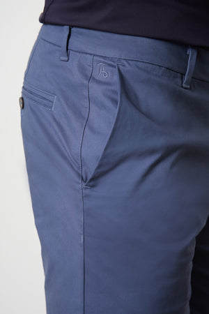 Muscle Fit Chino Shorts in Airforce - TAILORED ATHLETE - ROW