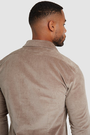 Cord Overshirt in Mole - TAILORED ATHLETE - ROW