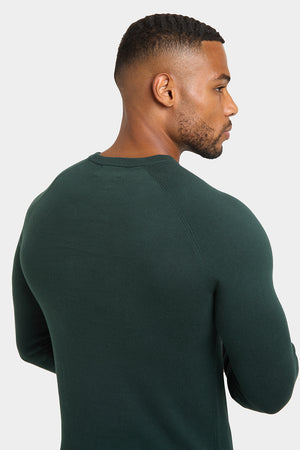 Cotton Crew Neck in Green - TAILORED ATHLETE - ROW