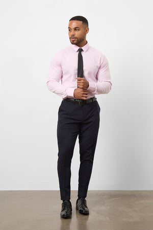 Tailored Fit Dress Shirt in Pink - TAILORED ATHLETE - ROW