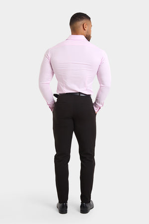 Muscle Fit Dress Shirt in Pink - TAILORED ATHLETE - ROW