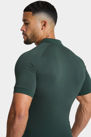 Muscle Fit Polo Shirt in Forest - TAILORED ATHLETE - ROW