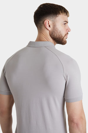 Muscle Fit Polo Shirt in Mole - TAILORED ATHLETE - ROW