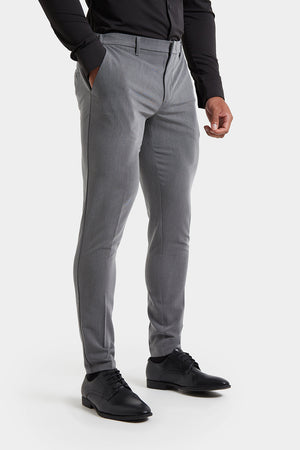 Muscle Fit Essential Trousers in Charcoal - TAILORED ATHLETE - ROW