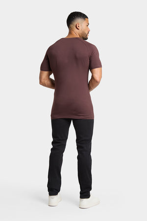 Premium Muscle Fit T-Shirt in Coffee - TAILORED ATHLETE - ROW