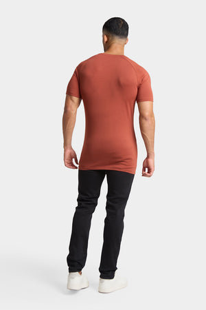 Premium Muscle Fit T-Shirt in Copper - TAILORED ATHLETE - ROW