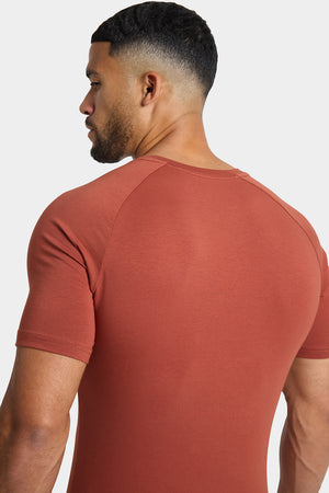 Premium Muscle Fit T-Shirt in Copper - TAILORED ATHLETE - ROW