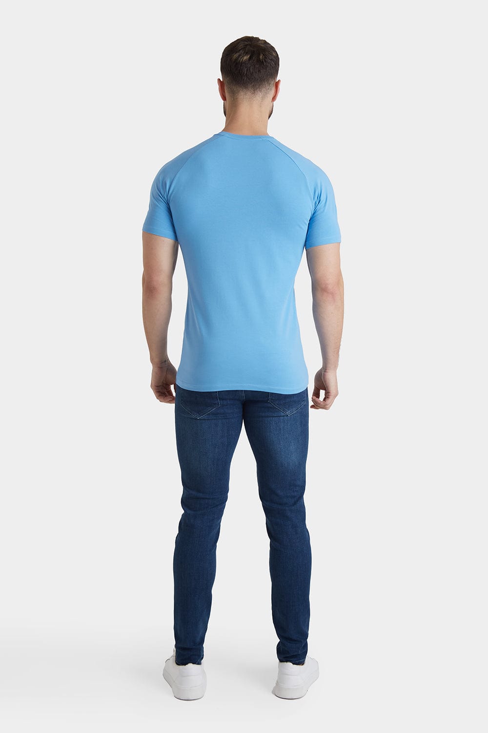 Premium Muscle Fit T-Shirt in Cornflower - TAILORED ATHLETE - ROW