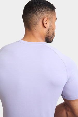 Premium Muscle Fit T-Shirt in Dusty Lilac - TAILORED ATHLETE - ROW