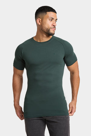 Premium Muscle Fit T-Shirt in Forest - TAILORED ATHLETE - ROW