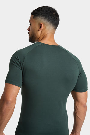 Premium Muscle Fit T-Shirt in Forest - TAILORED ATHLETE - ROW