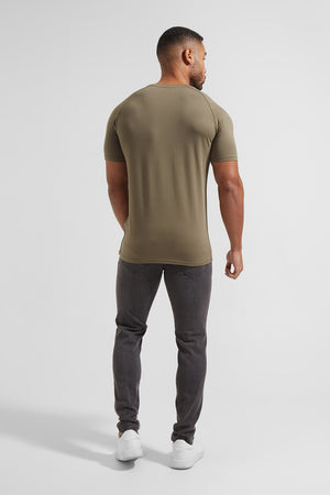 Muscle Fit T-Shirt in Khaki - TAILORED ATHLETE - ROW